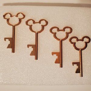 4 New Decorative bottle opener Keys